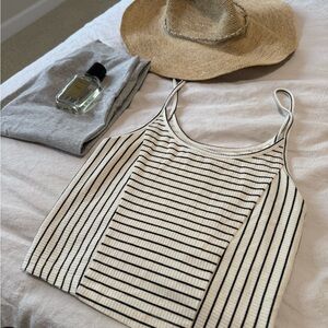 Urban Outfitters Black and White Striped Camisole